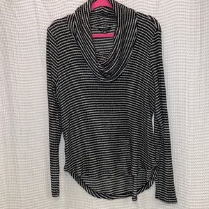 Lucky Brand cowl-neck lightweight sweater.